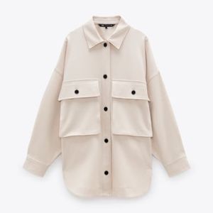 ZARA POCKET OVERSIZE SHIRT/JACKET